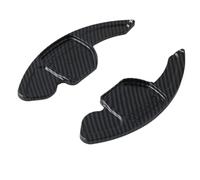 comandi volante Compatibile Con Seat Per Leon 5F Per Leon Per FR 2013-2023 Estensione Copertura Cambio Controllo Volante Interno Dell'auto Estensione Leva Cambio(Carbon Fiber Black)