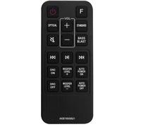 Comando a distanza per soundbar compatibile con i modelli LG SJ2/SJ2.AEUSLLK/SJ2.DEUSLLK/AKB74935621 Colore nero