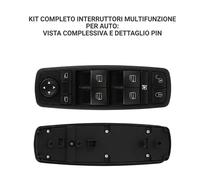 Comando Alzavetri per SUZUKI Jimny FJ SUV Lato Guida 1998-2015 Ritratto