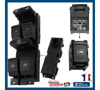 Comando Alzavetro Anteriore Sinistro + Pulsante Destro Per Bora Golf IV Jetta 5P