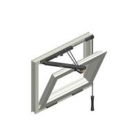 Comando CHIUSURA a distanza Newton Savio ART. F7 PER APERTURA FINESTRE A VASISTAS COMPLETO FI PROFILO COPRICAVO IN ALLUMINIO F6.R (9005 NERO)