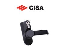 maniglia cilindro CISA 07078 - 38 nera per maniglione antipanico serie FAST