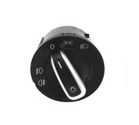 Comando Fari Luci Compatibile Con Per Golf Per Plus Per 5M1 Per 521 2005 2006 2007 2008 2009 2010-2012 Interruttore Fari Europeo Cromato