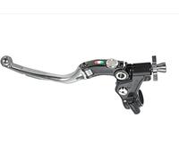 Comando Frizione A Cavo Racing Accossato Con Leva Snodata Colorata (Pomello+Lev Regolatore), Con Predisposizione Attacco Micro per Benelli Leoncino 500 Trail dal 2018 al 2018 cc 500