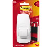 Comando Gancio autoadesivo Bianco Forte Versatile Appiccicoso Rimuove in modo pu