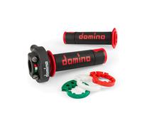 Comando gas completo 4T Domino XM2 nero / rosso
