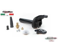 Acceleratore DOMINO Hr per 2t Con Gomma Protettiva: E Manopole per Moto Ricambi