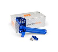 Comando gas rapido MotoForce Racing CNC alluminio Blu