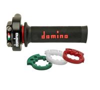 MF4166 Comando Gas Rapido Domino Racing XM2 con 3 Ghiere 2 Fili Univesale Moto