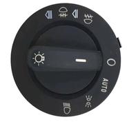 Comando Interruttore Fari Manopola Dell'interruttore Controllo Luce Nebbia Faro Dell'auto Compatibile Con A3/S3 2004-2013 Q7 2007-2014 RS6 2008-2011 4FD941531(Black)