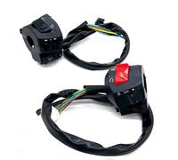 Comando manubrio moto Interruttore Manubrio Da Moto Per Moto Per CBR 22mm Indicatori Di Direzione Fendinebbia Elettrici Pulsanti Del Controller Del Manubrio(1 pair)