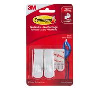 Comando piccolo gancio autoadesivo senza chiodi, nessun danno, rimuove in modo p