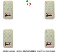 COMANDO RADIO 4 SV-TRC FREQ 433,92 MHz CODICE SECURVERA ROL CODE 66 BIT 4 CANALI