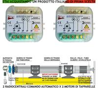 COMANDO RADIO ELETTRICO 2 TAPPARELLE 220 V FREQ. 433,92 MHZ SERRANDE SALI SCENDI