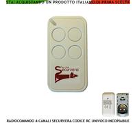 COMANDO RADIO SV-TRC FREQ 433,92 MHz CODICE SICUREZZA ROLL. CODE 66 BIT 4 CANALI