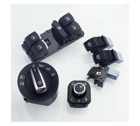 comando retrovisore Per VW Per Passat B6 Per Tiguan 3C0962125B 5ND959565A 5ND941431B 8 Pz/lotto Finestra Faro Auto Specchio Portellone Carburante Interruttore Porta(C)