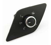 Comando Specchietto Laterale per VW per Porta Mk6 (2011-2016) Manopola Girevole per Specchietto Interno Ripiegabile E Riscaldato 16D959565A