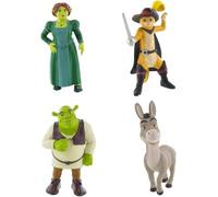Comansi Shrek Set di Figure con Shrek, Fiona, Asino, Gatto