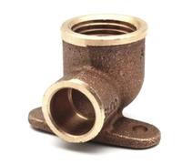 Comap Gomito in Bronzo F con 2 Flange 1/2 x14mm per Tubo Rame a saldare, Multicolore, Standard