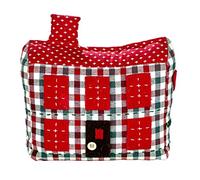 Comarco Sa 11588 Fermaporte, Tessuto Imbottito, Feltro, Verde/Rosso, 20 x 6 x 17 cm