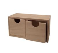Comarco Sa Mobiletto in legno 2 cassettini 16x8 cm