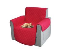Comart - Copripoltrona Majestic - con Braccioli Reversibile - Rosso