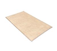 Comart - Tappeto Arredo Puffy - Design Moderno - Lavabile in Lavatrice - Fondo Antiscivolo - Super Morbido - Pelo Corto - Tappeto per Salotto e Camera da Letto - Beige - Rettangolare 45x75 cm