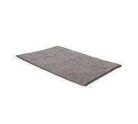 Comart - Tappeto Bagno Shaggy - Tappetino Super Assorbente - Antiscivolo - Lavabile in Lavatrice - Ultra Morbido - Moderno Scendi Doccia o Vasca - Assorbi Acqua - Texture in 3D - Grigio - 40x60 cm