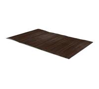 Comart - Tappeto Cucina Bamboo - 50x230 cm - Fondo Antiscivolo - Lavabile - Bambù Naturale Trattato - Resistente agli Schizzi - Passatoia Multiuso - Effetto Legno Opaco - Bambu Colorato - Choco