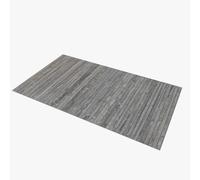 Comart - Tappeto Cucina Bamboo - 50x280 cm - Fondo Antiscivolo - Lavabile - Bambù Naturale Trattato - Resistente agli Schizzi - Passatoia Multiuso - Effetto Legno Opaco - Sbiancato - Washed Grigio