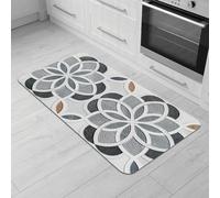 Comart - Tappeto Cucina Malaga - Passatoia 100% PVC - Antimacchia - Antiscivolo - Impermeabile - Tappetino Lavabile in Lavatrice - Corsia Moderna per Cucina e Corridoio - Geometrico - 55x100 cm