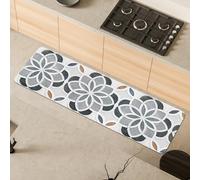 Comart - Tappeto Cucina Malaga - Passatoia 100% PVC - Antimacchia - Antiscivolo - Impermeabile - Tappetino Lavabile in Lavatrice - Corsia Moderna per Cucina e Corridoio - Geometrico - 55x170 cm