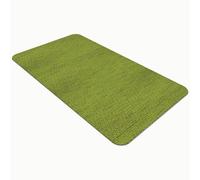 Comart - Tappeto Cucina Nancy - Antiscivolo - Lavabile in Lavatrice - Moderna Passatoia in Ciniglia - Runner per Corridoio e Cucina - Morbido e Resistente - Made in Italy - Verde Oliva - 50x100 cm