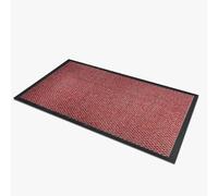 Comart - Zerbino Asciugapassi New - Tappeto per Ingresso Esterno e Interno - Fibra Sintetica - Antipioggia - Assorbente - Tappetino Fuori Porta Sottile - Antiscivolo - Lavabile - Rosso - 90x150 cm