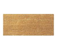 Comart - Zerbino Natural in Cocco - 23x53 cm - Zerbino per Ingresso Esterno e Interno - Fondo in PVC Antiscivolo - Tappeto Fuori Porta - Asciugapassi Facile da Pulire e Resistente - Rettangolare