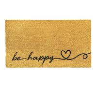 Comart - Zerbino Stay in Cocco - 40x70 cm - Tappeto Aciugapassi - per Ingresso Esterno e Interno - Antiscivolo - Antipioggia - Zerbino Fuori Porta - Facile da Pulire - Regalo per la Casa - Be Happy