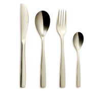 Comas barcellona, set posate champagne 24 pz in acciaio inox con trattamento col