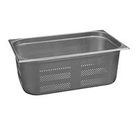 Comas Contenitore Forato Gastronorm GN 1/1, 530x325 mm, Acciaio Inox, Impilabile, Resistente - Frigoriferi, Forni, Scaffali, Dispense, Carrelli - Professionale, Catering (H200 mm)