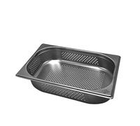 Comas Contenitore Forato Gastronorm GN 1/2, 325x265 mm, Acciaio Inox, Impilabile, Resistente - Frigoriferi, Forni, Scaffali, Dispense, Carrelli - Professionale, Catering (H100 mm)