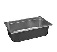 Comas Contenitore Gastronorm GN 1/2, 325x265 mm, Acciaio Inox, Bordo Piano, Impilabile, Resistente - Frigoriferi, Forni, Scaffali, Bagnomaria, Carrelli - Professionale, Catering (H200 mm)