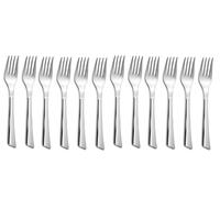 Comas Napoli, set 12 forchette pizza, acciaio inox cm 20