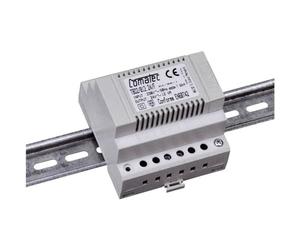 Comatec Trasformatore 230 V AC - 24 V AC 0,75A Rail DIN 3 moduli