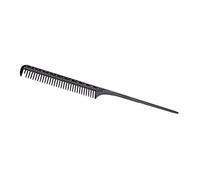 Comb Coda di Ratto, Pettine per Capelli 22,5 Cm di Alluminio Multifunzionale con Pettini Separazione Design Pintail per Capelli Intrecciati Acconciatura e Colorazione (BLACK)