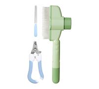 COMBAGGIO DI GIOTTINA E DOGE - PUNSH SLICER NON SLIP con pulsante di rilascio | pettine corta in pelliccia, utensile per i capelli per animali domestici efficacii per cani e gatti a capelli corti