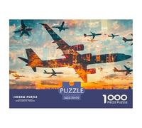 Combat Aircraft 1000 Piece Jigsaw Puzzle For Adults Educational Games Stress Relief Puzzle Cultivate The Spirit of Teamwork for Adults And Kids, Age 12 Years Up 70x50cm/1000pcs