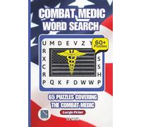 Combat Medic Word Search Challenge: A Tribute Edition in the U.S. Armed Forces Word Search Series