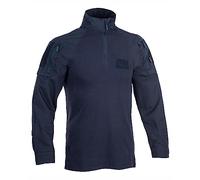 Combat Shirt Tiger 3267 Defcon5 con Tasche sui Gomiti per Protezioni Soft (Blu Navy, Medium)