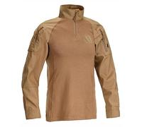 Combat Shirt Tiger 3267 Defcon5 con Tasche sui Gomiti per Protezioni Soft (Coyote, Large)