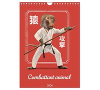 Combattant animal (calendario murale 2026 DIN A4 verticale), Calvendo calendrier mensuel