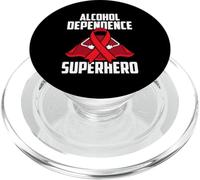 Combattente guerriero sopravvissuto supereroe dipendenza da alcol PopSockets PopGrip per MagSafe
